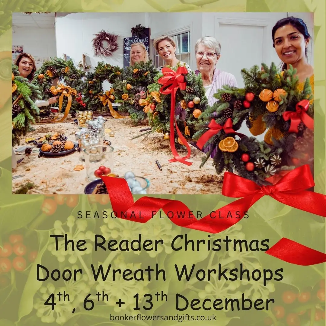 2025 Wreath Making Class at The Reader, Calderstones Park, Liverpool